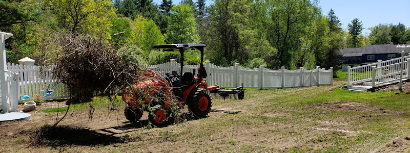 NH Tractor Work  - Site Cleanup - Brush Cleanup - Stump Cleanup
