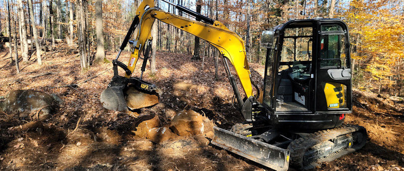 NH Mini Excavator For Hire - Light Excavation in Southern NH