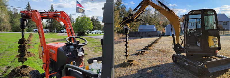 NH Post Hole Digging - Fence Post Drilling - Form Hole Drilling